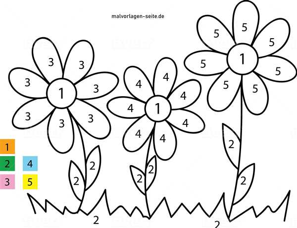 Цветы раскраски для детей 4-5 лет