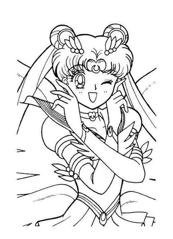 Sailor Moon раскраска
