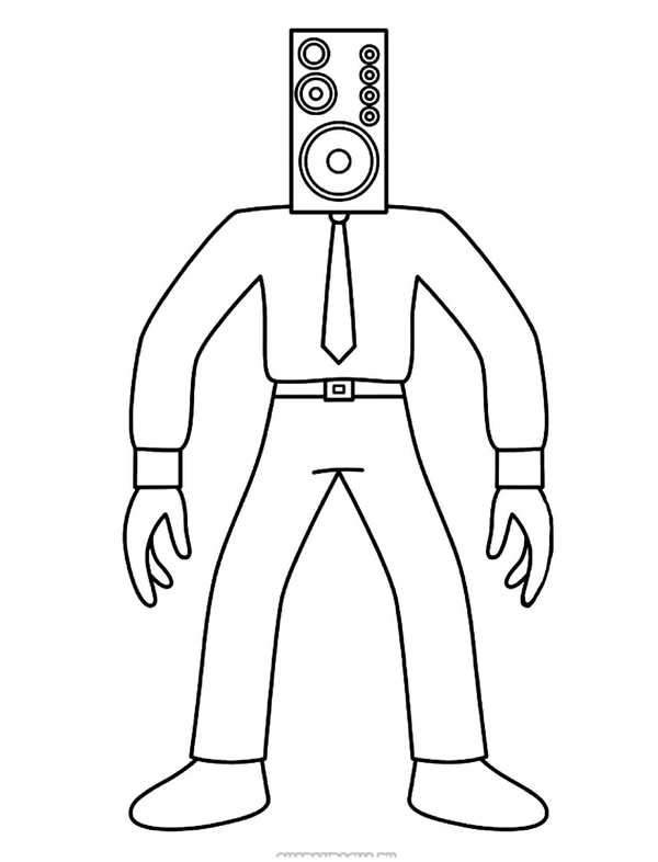 Раскраска cameraman