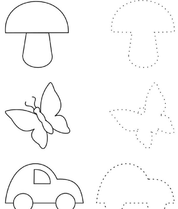 Рисунки штриховкой