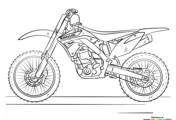 Раскраска мотоцикл Honda cbr1000rr