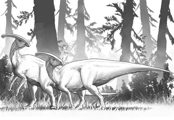 Parasaurolophus feral mating