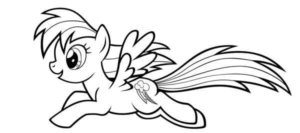 My little Pony раскраска Рарити