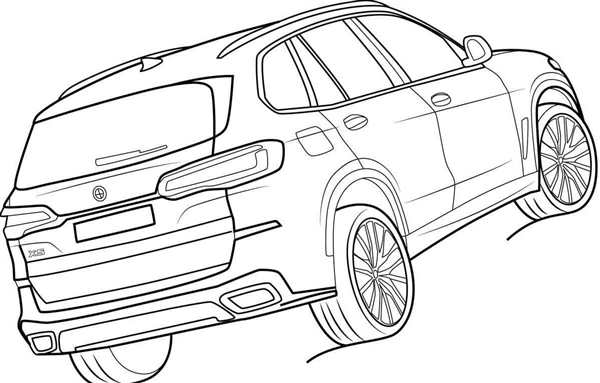Раскраска BMW m5 f90