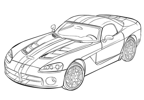 Dodge Ram 1500 рисунок