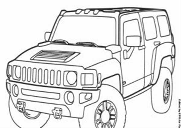 Hummer h1 Humvee чертеж