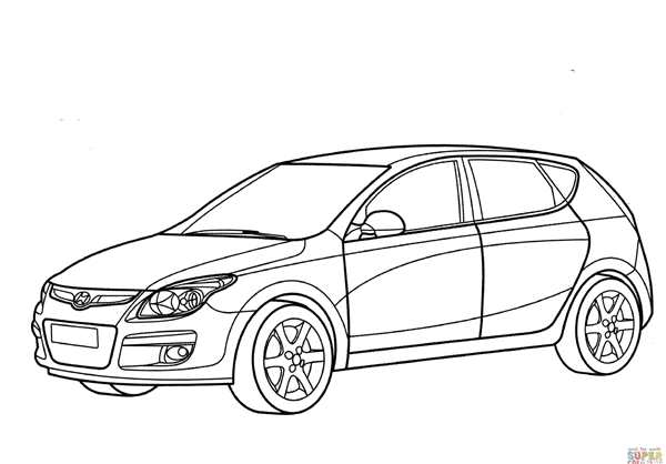 Hyundai ix35 раскраска
