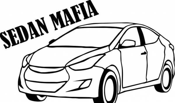 Раскраска машина Хендай Элантра
