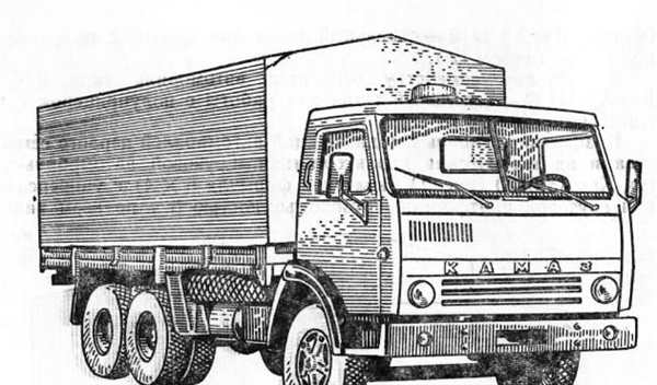 Раскраска КАМАЗ 5350