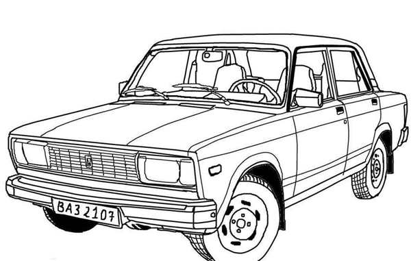 Машина рисунок