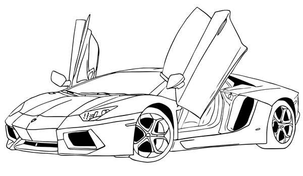 Lamborghini Murcielago lp640 SV раскраска
