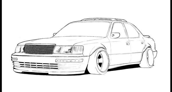 Раскраска Лексус РХ 350