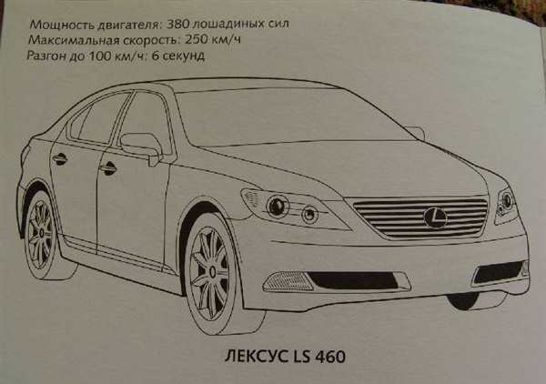 Раскраска Лексус LX 570