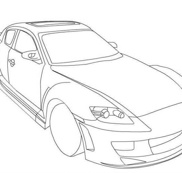 Автомобили (раскраски)