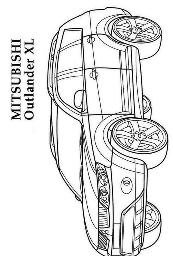 Mitsubishi Lancer Evolution x карандаш