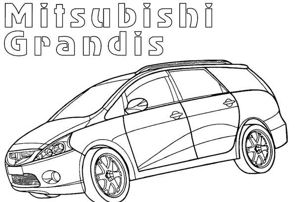 Mitsubishi Lancer Evolution x карандаш сзади
