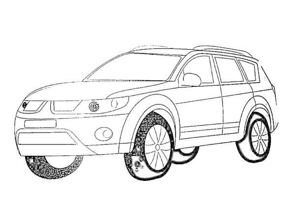 Mitsubishi Lancer Evolution x раскраска
