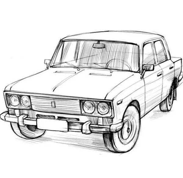 Раскраска ВАЗ 2105