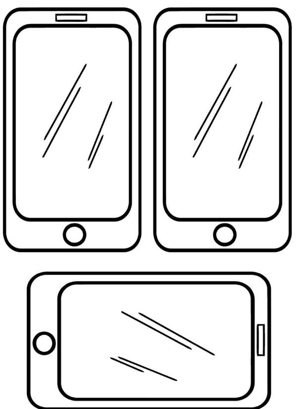 Раскраска iphone 13 Pro Max