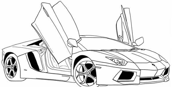 Автомобили (раскраски)