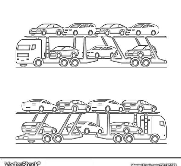 Раскраска автовоз