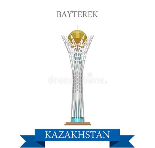 Рисунок Байтерек Казахстана