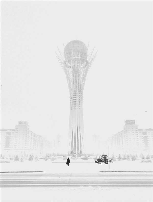 Байтерек вектор чб