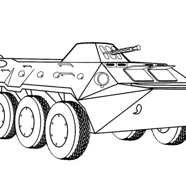 SD KFZ 251 раскраска