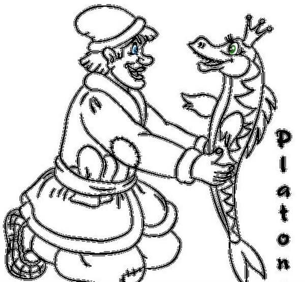 Емеля на печи раскраска