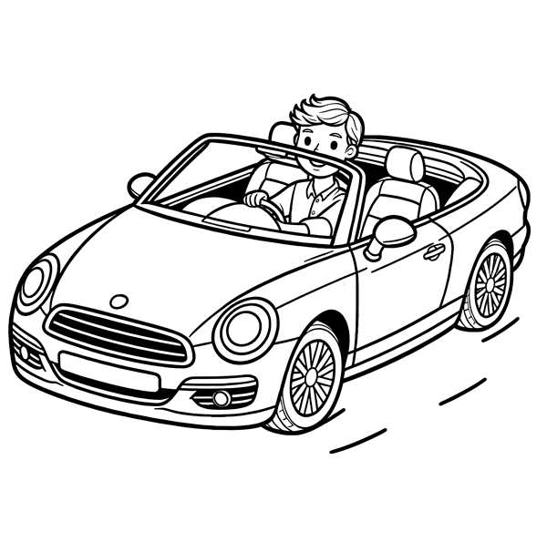 Автомобили (раскраски)