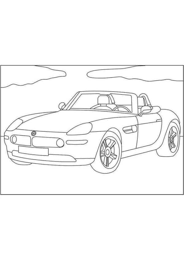 Opel Speedster чертеж