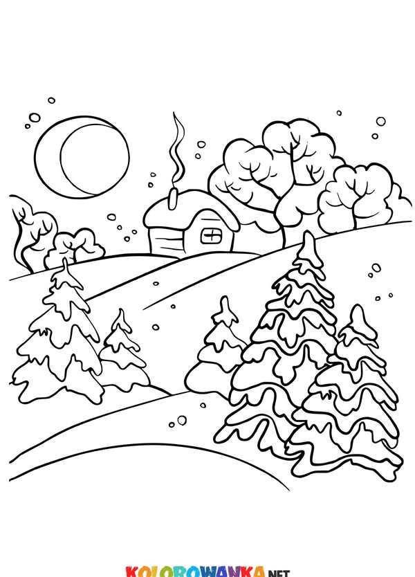 Новогодняя раскраска December