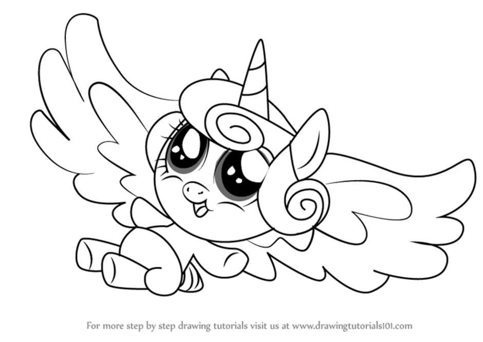Раскраска my little Pony Шайнинг Армор