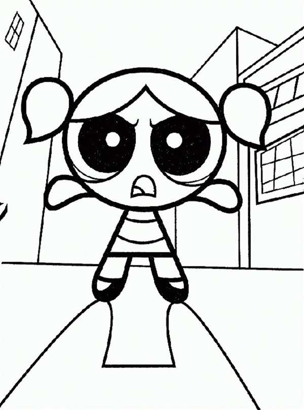 Powerpuff girls раскраска
