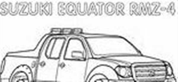 Suzuki Jimny раскраска