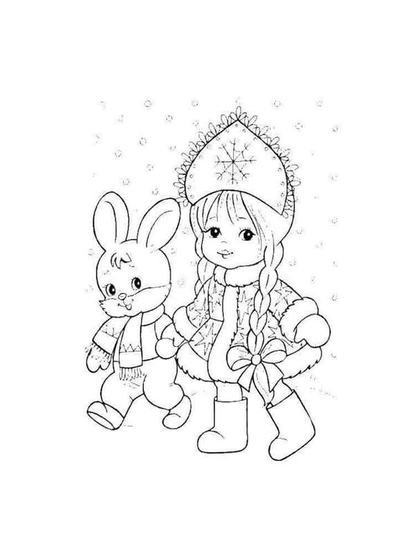 Новогодняя раскраска