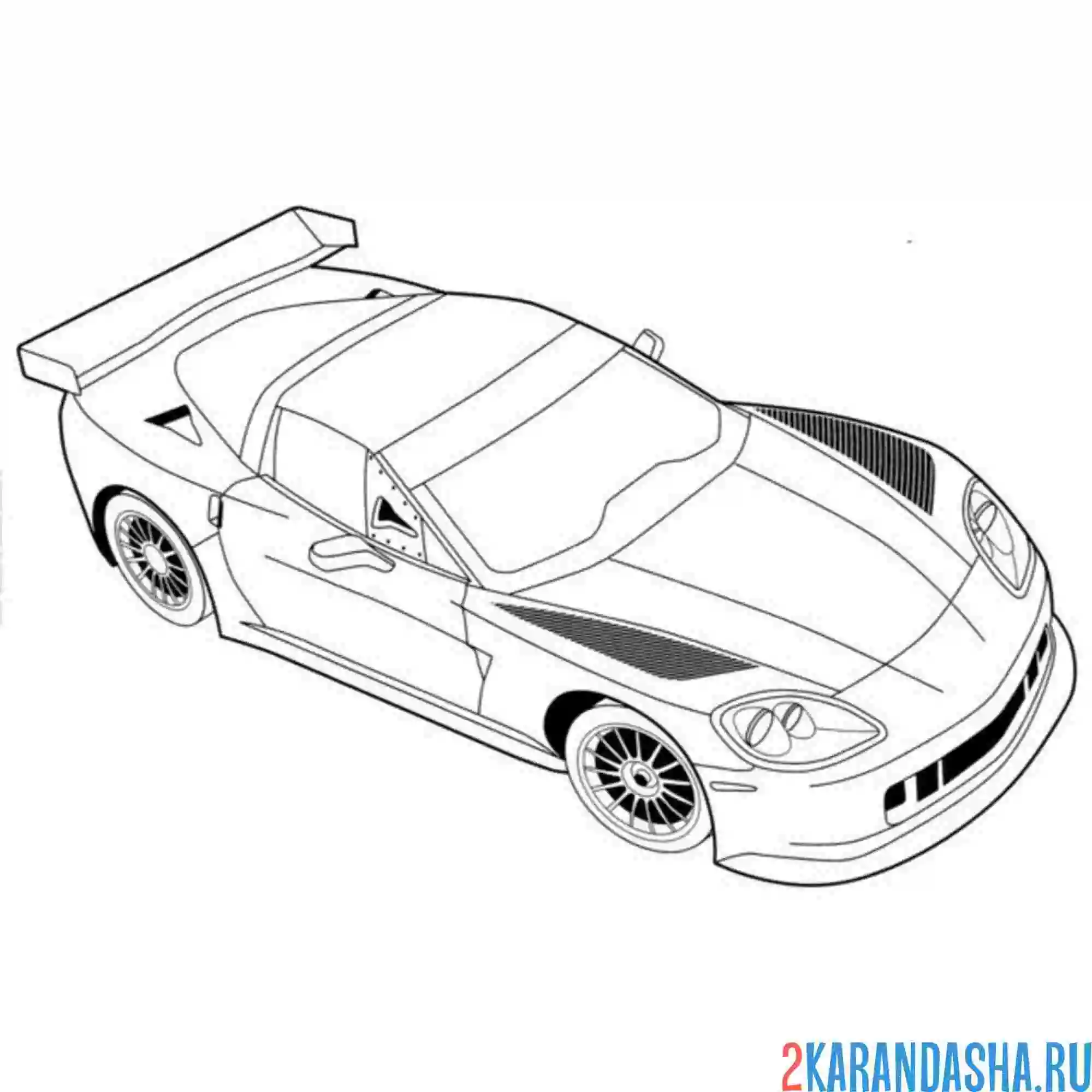 Раскраска Макларен 720s