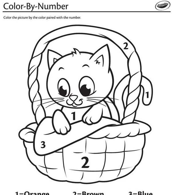 Котик спит раскраска