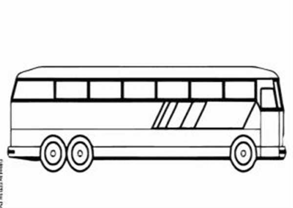 Раскраска автобус