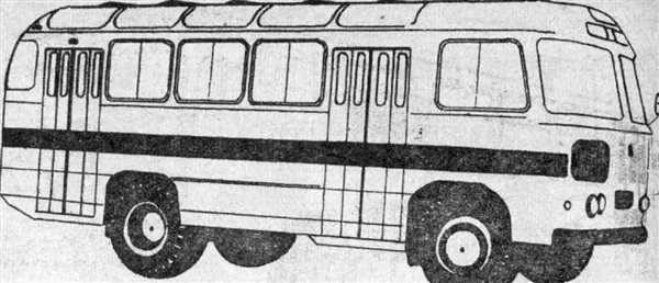 ЛИАЗ 677 нарисованный