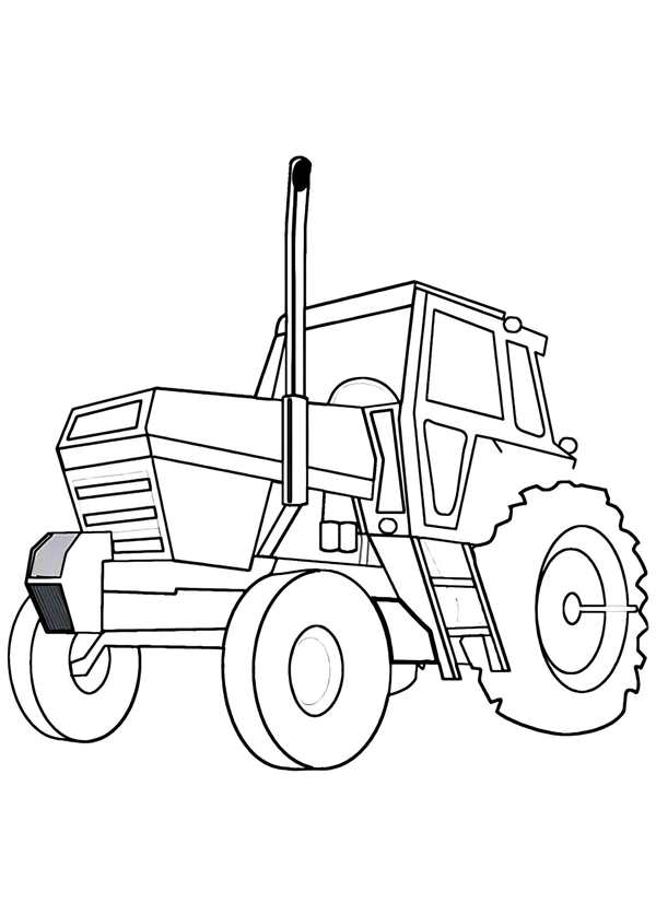 Раскраска трактор Беларус МТЗ-82