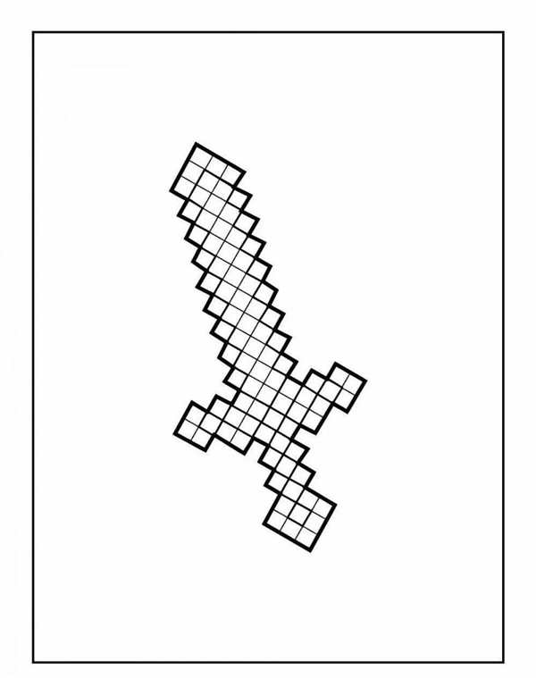 Раскраски из МАЙНКРАФТА