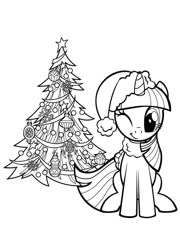 Раскраски my little Pony Искорка