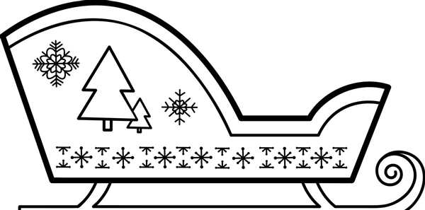 Зимняя раскраска