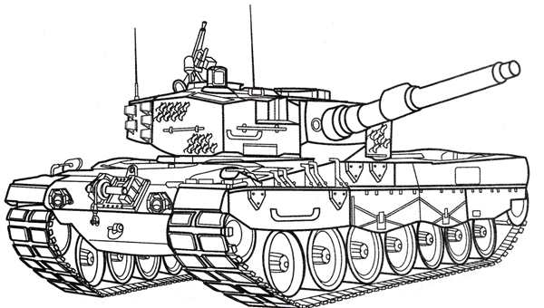 Раскраска танк т 14 Армата