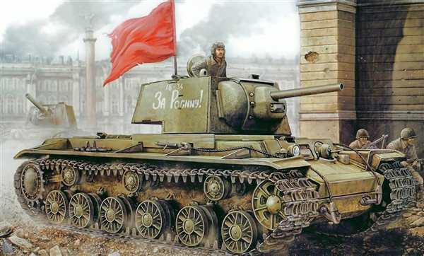 Раскраска танк кв 1