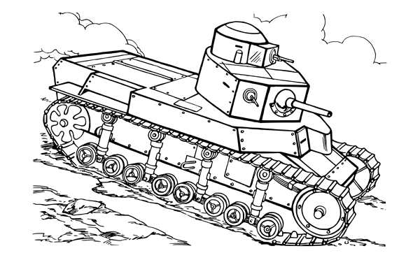 Раскраски танков World of Tanks т34