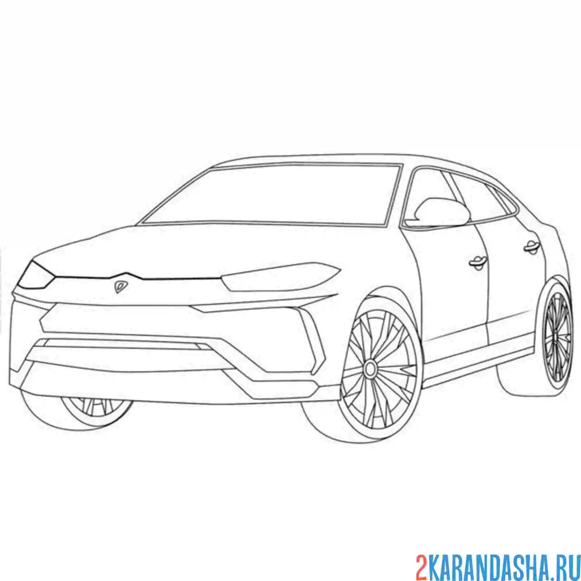 Honda NSX раскраска