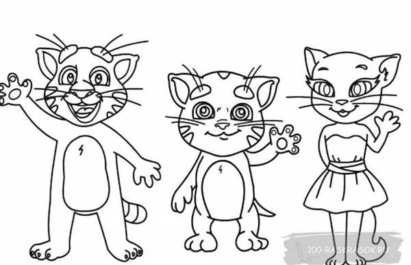 Рисунки из мультфильма том и Джерри