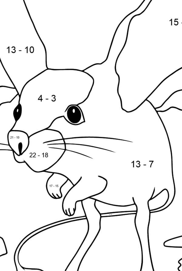 Тушканчик рисунок